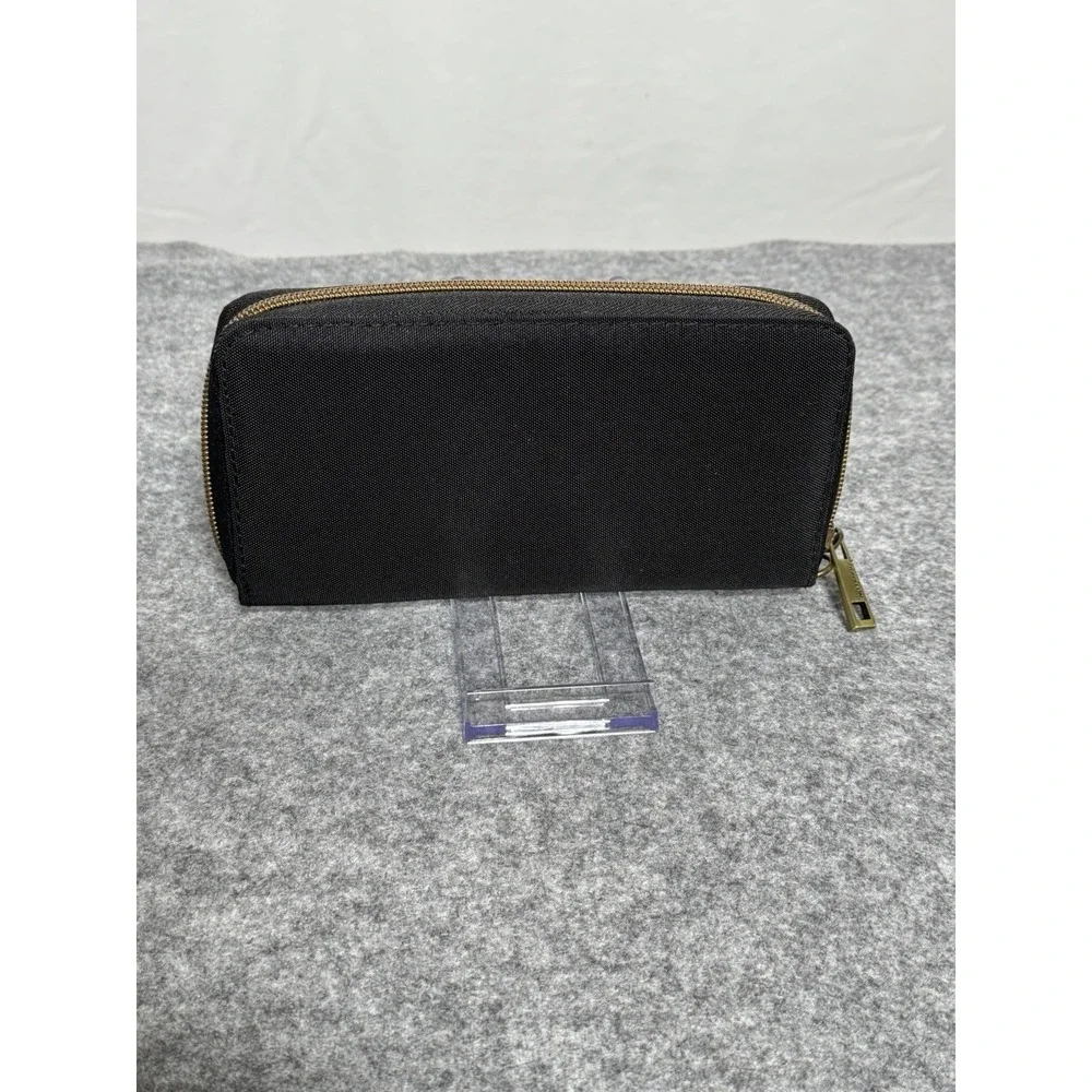 Travelon Wallet Black Travel Nylon Zip RFID Blocking‎